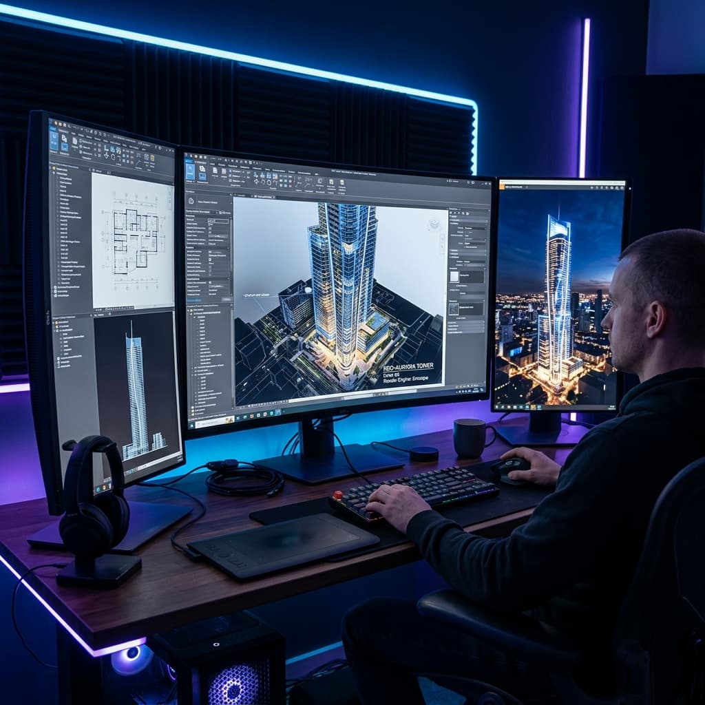 3D Modelleme ve Render (Görselleştirme)