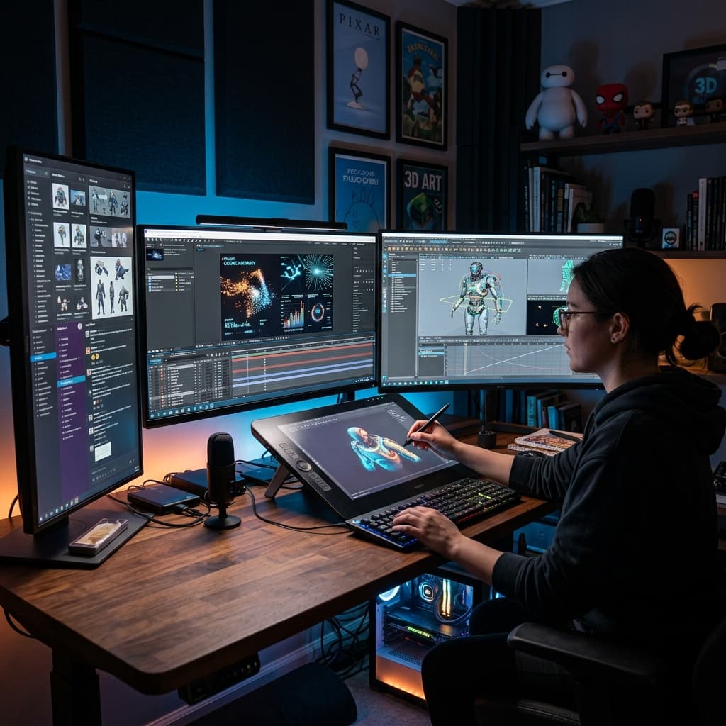 Hareketli Grafik (Motion Graphics) ve 3D Modelleme